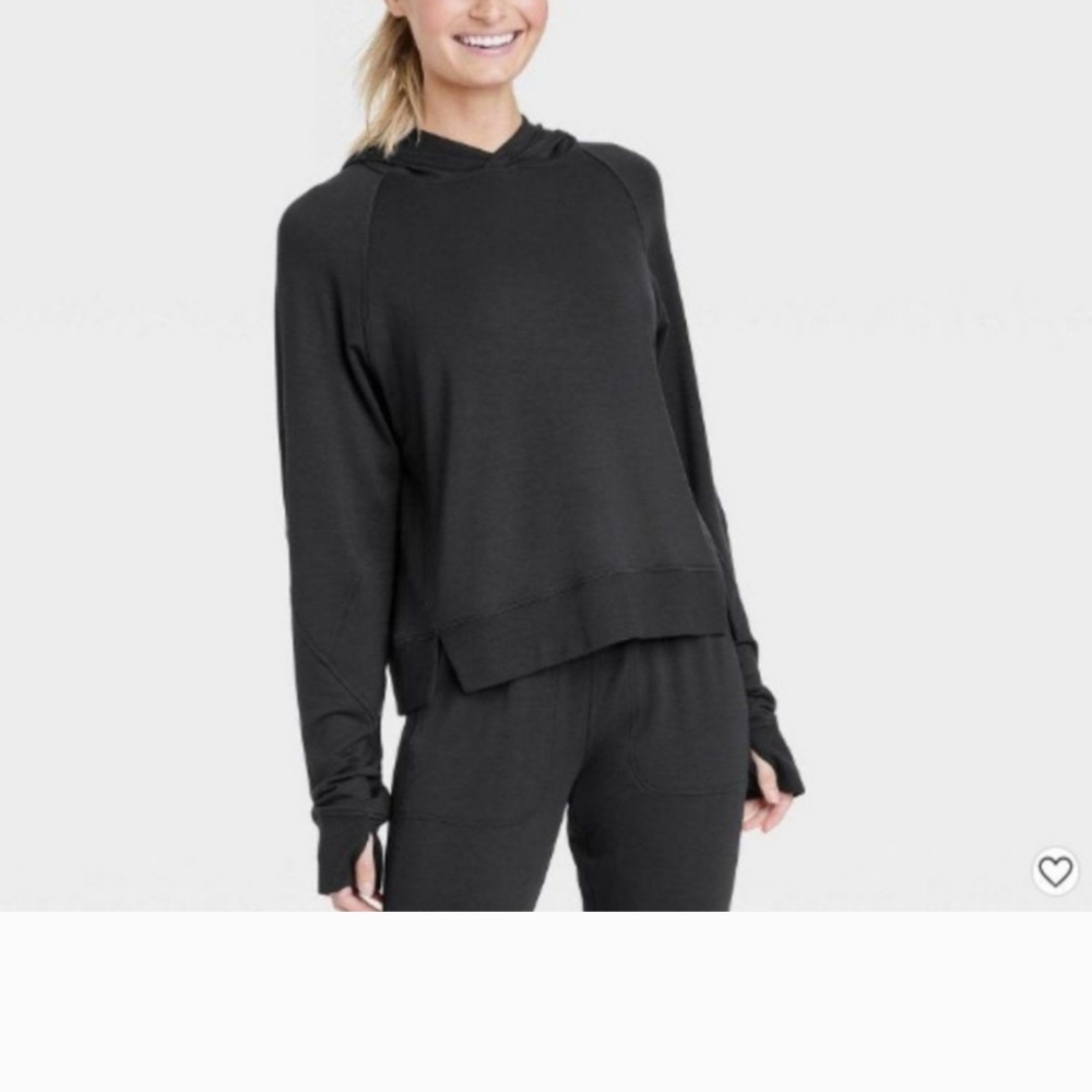 All in Motion Charcoal Hoodie All In Motion Lightweight Black Hoodie XXL NWT